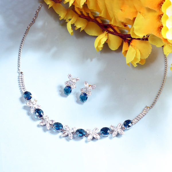 TURQUOISE SILVER AAMANI AD NECKLACE