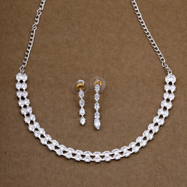 SILVER AARADHYA AD NECKLACE