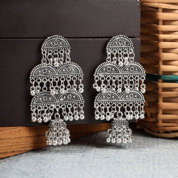 OXIDISED DIVYA DANGLERS
