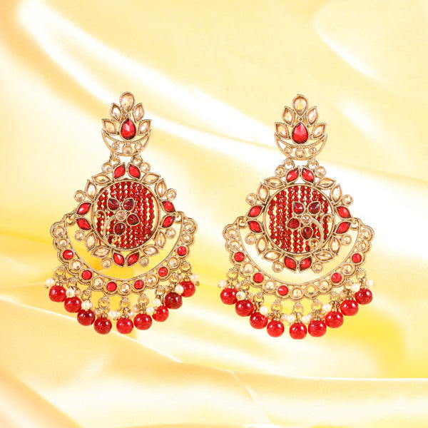 RED RUCHIKA DANGLERS