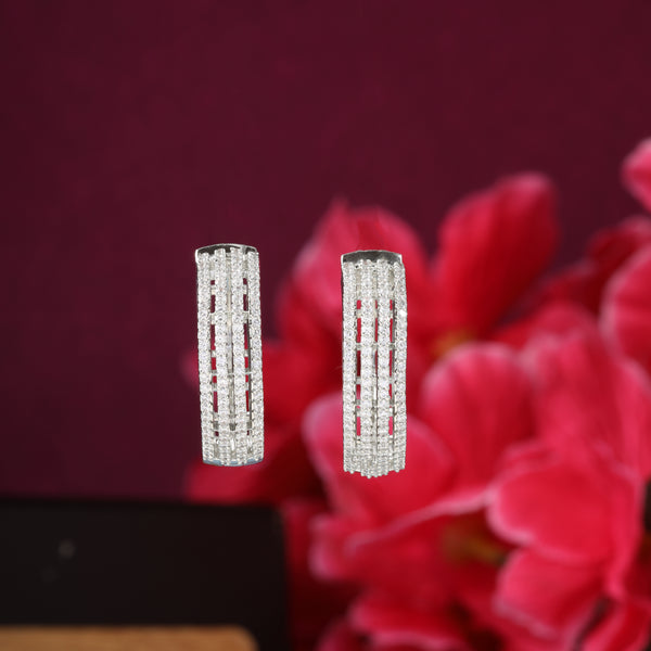 Silver Niharika Hoops