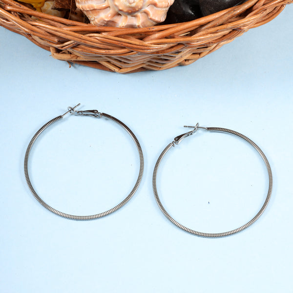 Black Angelina Hoops