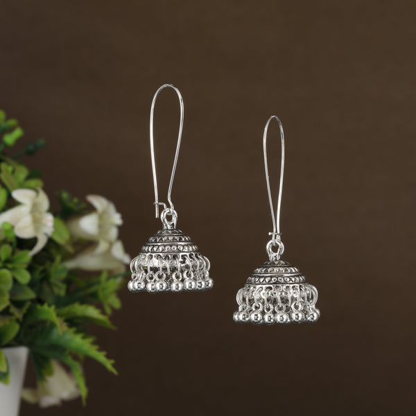 Oxidised Rishu Jhumkis