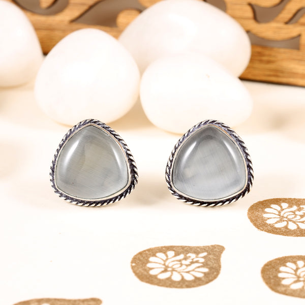 Grey Dipti Studs