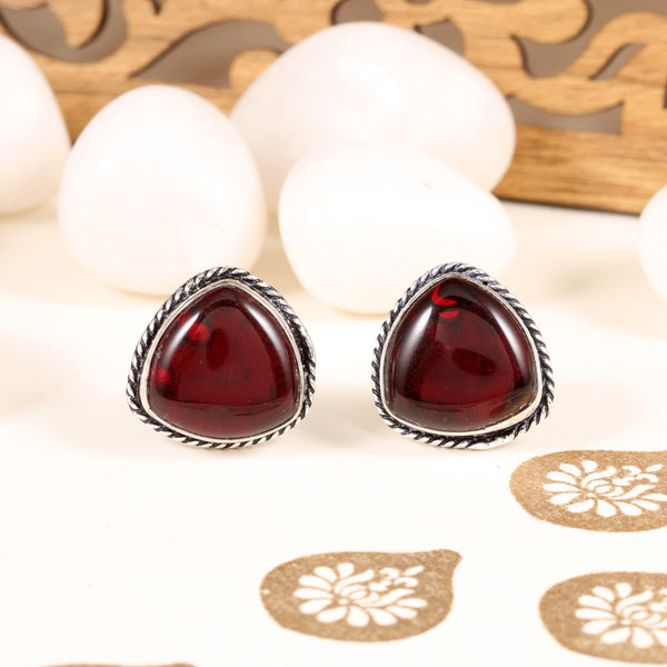Red Dipti Studs