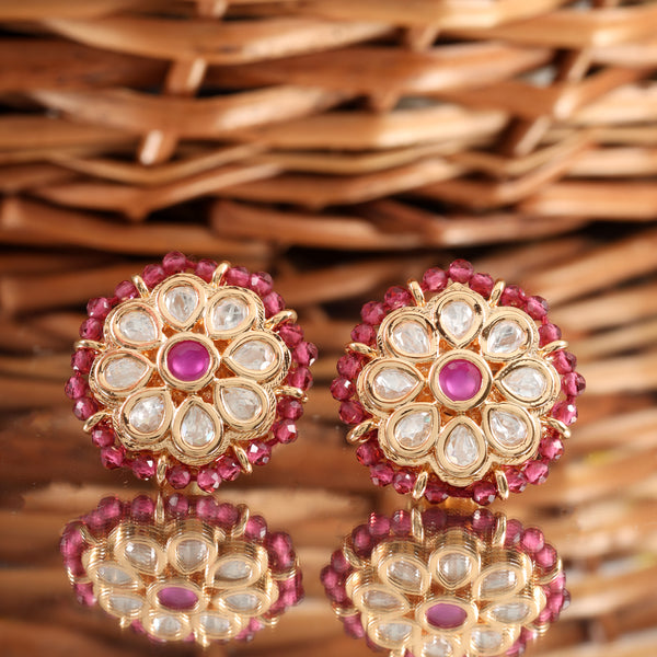Rani Golden Bhavna Studs