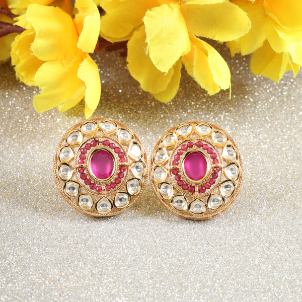 RANI GOLDEN DAKSHA STUDS