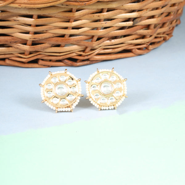IVORY GOLDEN EKTA STUDS