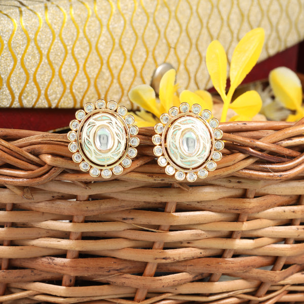 IVORY GOLDEN EKIYA STUDS